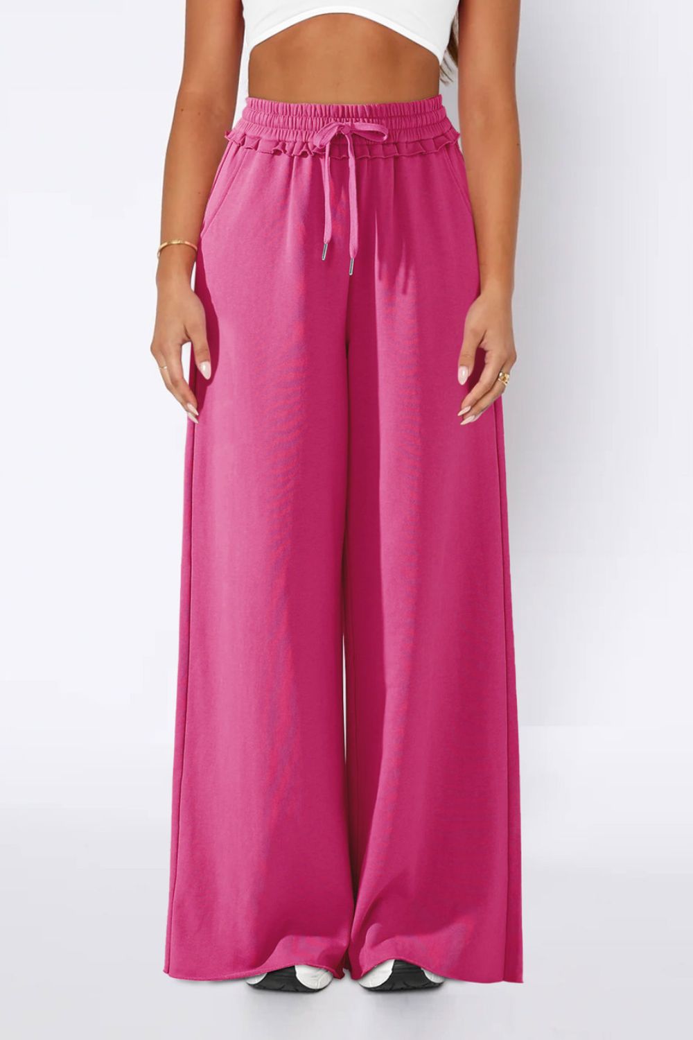 High Waist Wide Leg Pants